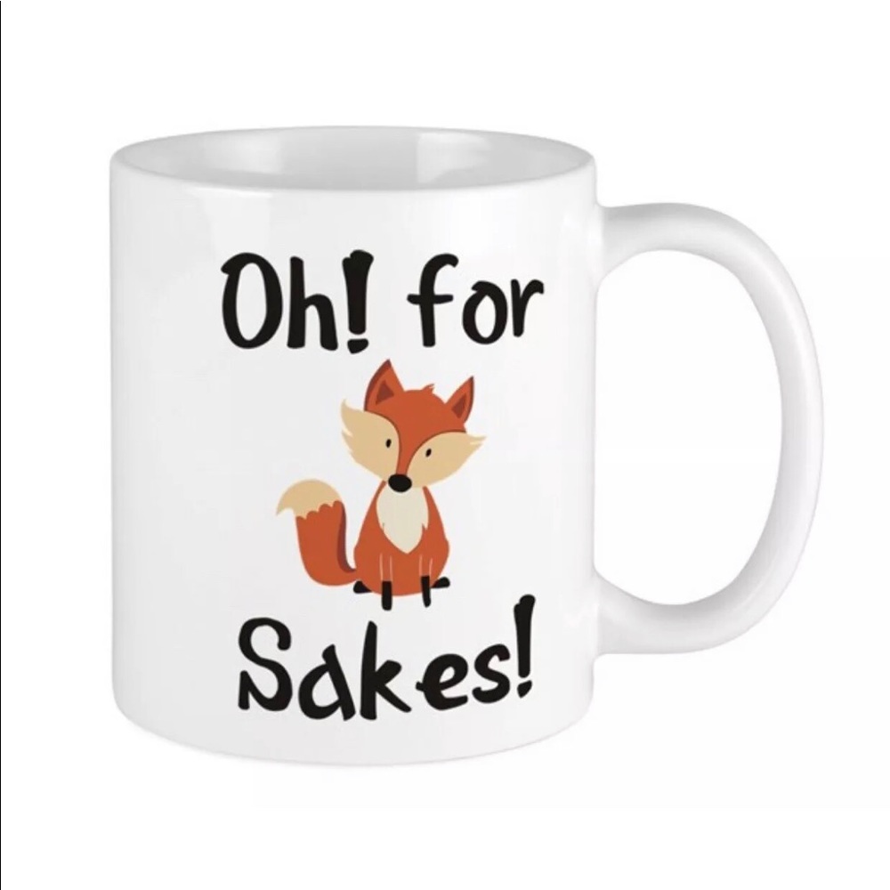 Cafepress Oh For Fox Sakes! Mug NIB